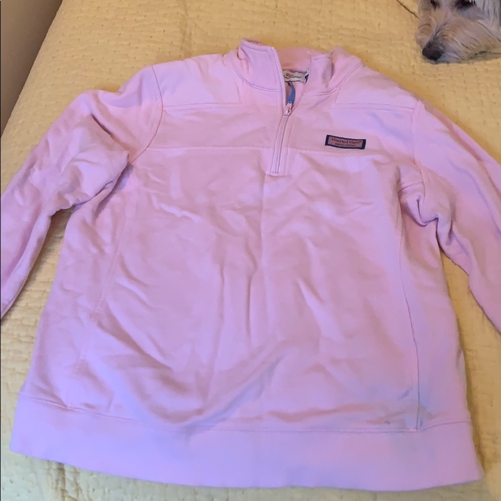 Used pink Vineyard Vines Shep M sweatshirt.